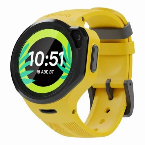 Детские часы Elari KidPhone 4GR, , Жёлтый