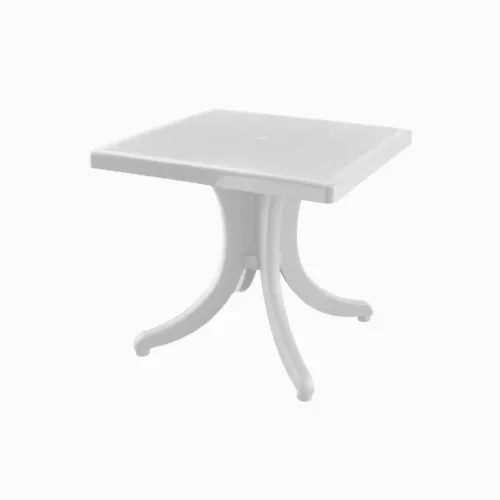 Masa plastic Orlando 80x80 Sanja (Alb)
