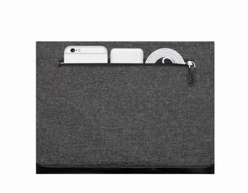Husă universală pentru Laptop RivaCase Lantau, 15.6", Poliester, Negru
