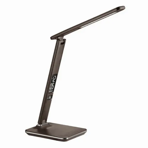 Настольная лампа Platinet DESK LAMP 14W + LCD WITH CLOCK AND TEMPERATURE, Коричневый