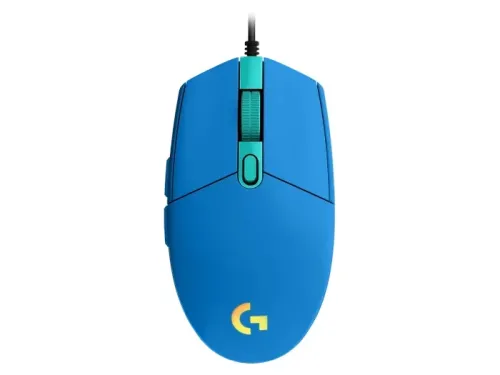 Gaming Mouse Logitech G203 Lightsync, Optical, 200-8000 dpi, 6 buttons, Ambidextrous, RGB, Blue USB