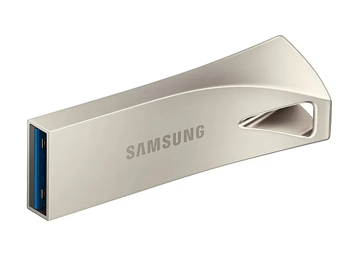 USB Flash накопитель Samsung Bar Plus, 128Гб, Серебристый