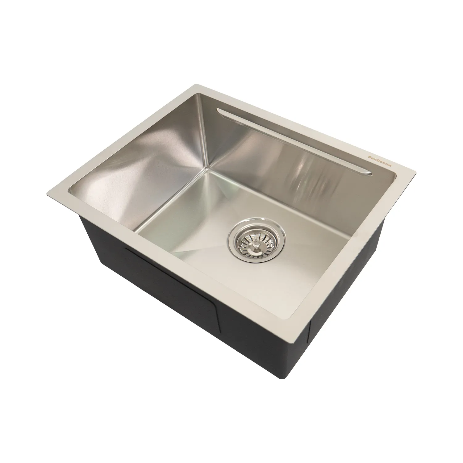 Chiuveta handmade SanDonna HD5040 (Crom satin)