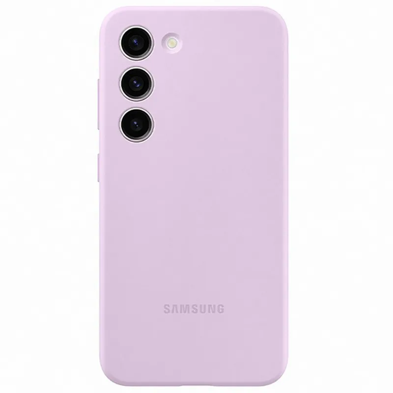 Чехол Samsung Silicone Cover for Galaxy S23, Фиолетовый