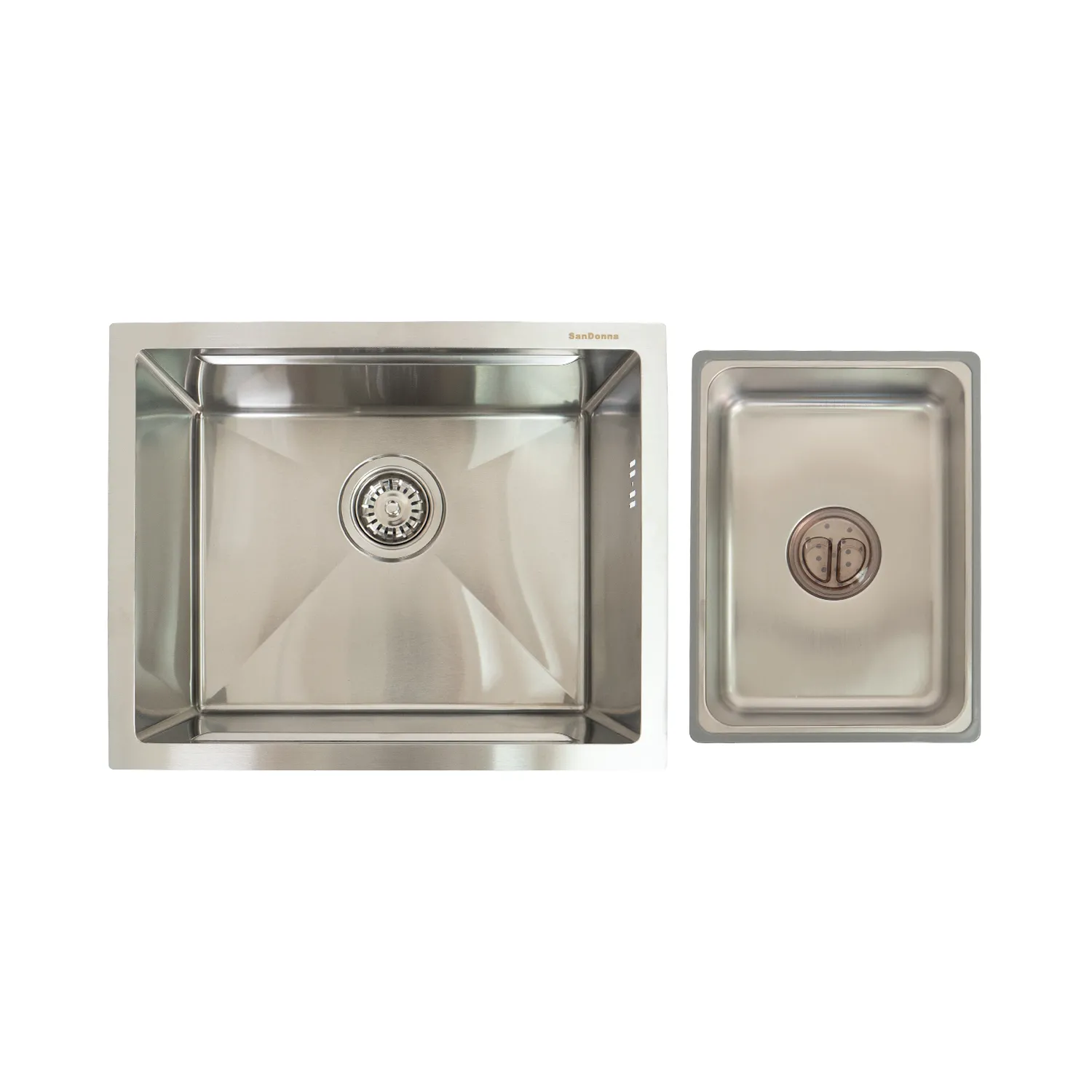 Chiuveta handmade SanDonna HD5040 (Crom satin)