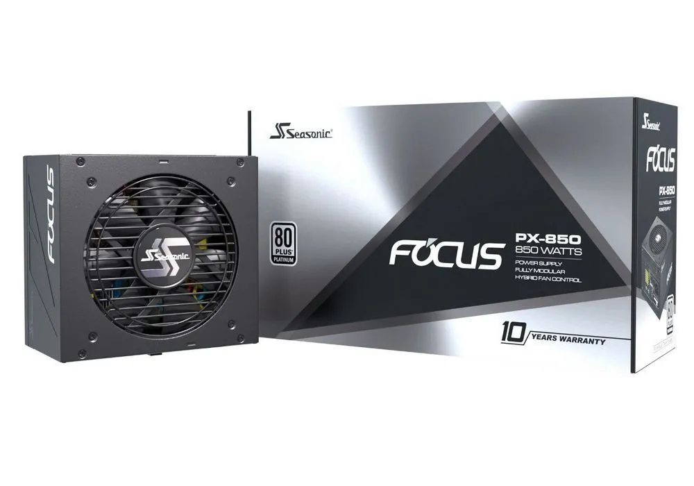 Sursă Alimentare PC Seasonic Focus PX, 850W, ATX, Complet modular