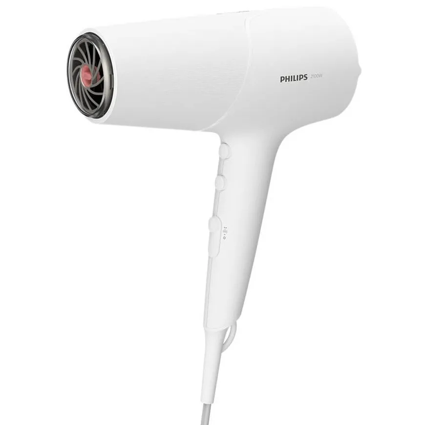 Uscător de păr Philips BHD500/00, 2100 W, Alb