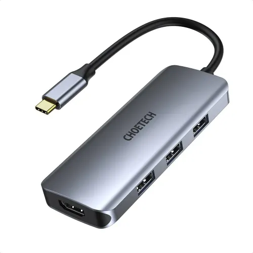 USB-концентратор Choetech HUB-M19, Серый