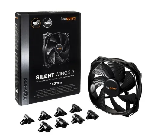 Вентилятор для ПК be quiet! SILENT WINGS 3 140mm PWM, 140 мм