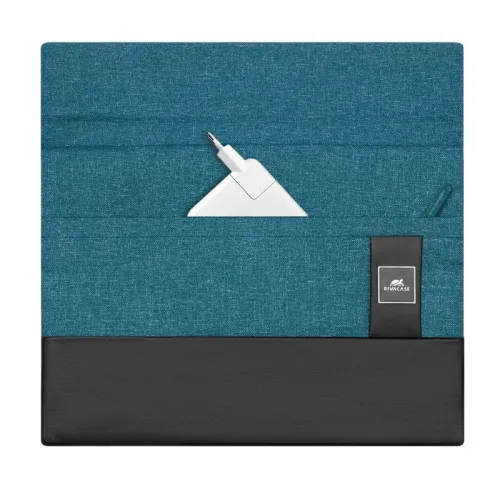 Husă universală pentru Laptop RivaCase Lantau, 13", Poliester, Acvamarin