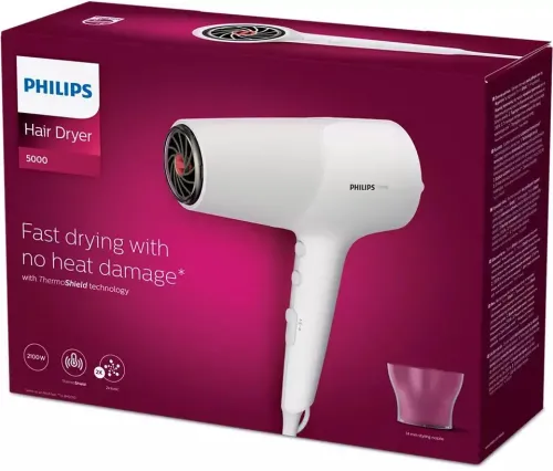 Фен Philips BHD500/00, 2100 Вт, Белый