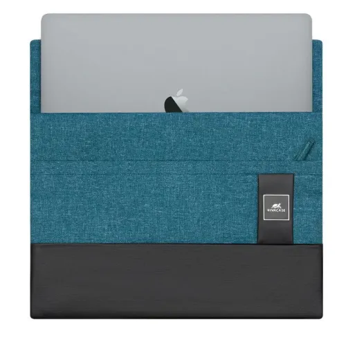 Husă universală pentru Laptop RivaCase Lantau, 13", Poliester, Acvamarin