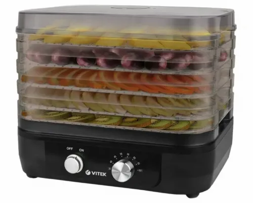 Deshidrator de fructe VITEK VT-5054, Negru