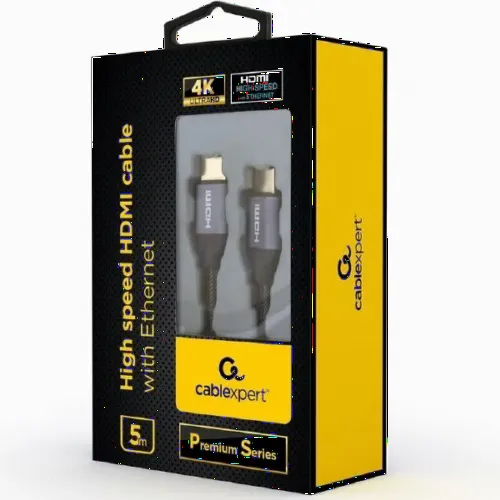 Cablu Video Cablexpert CCBP-HDMI-5M, HDMI (M) - HDMI (M), 5m, Negru