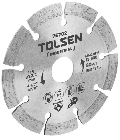 Диск алмазный отрезной TOLSEN 230x22,2 мм