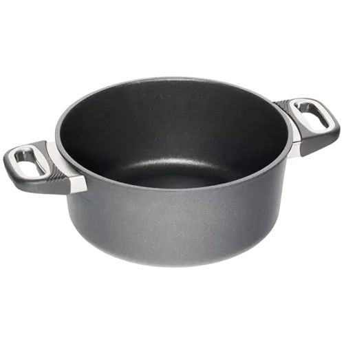 Cratiță AMT Gastroguss I-1228-E, 5,5L, 28cm, Grey