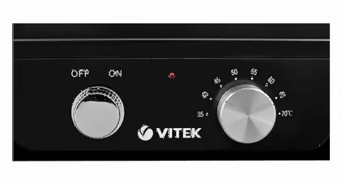 Deshidrator de fructe VITEK VT-5054, Negru