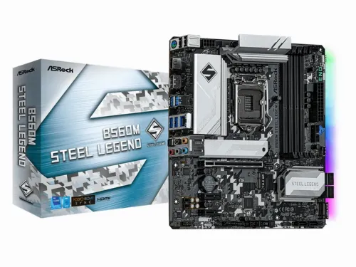 Placă de bază ASRock B560M Steel Legend, LGA1200, Intel B560, Micro-ATX