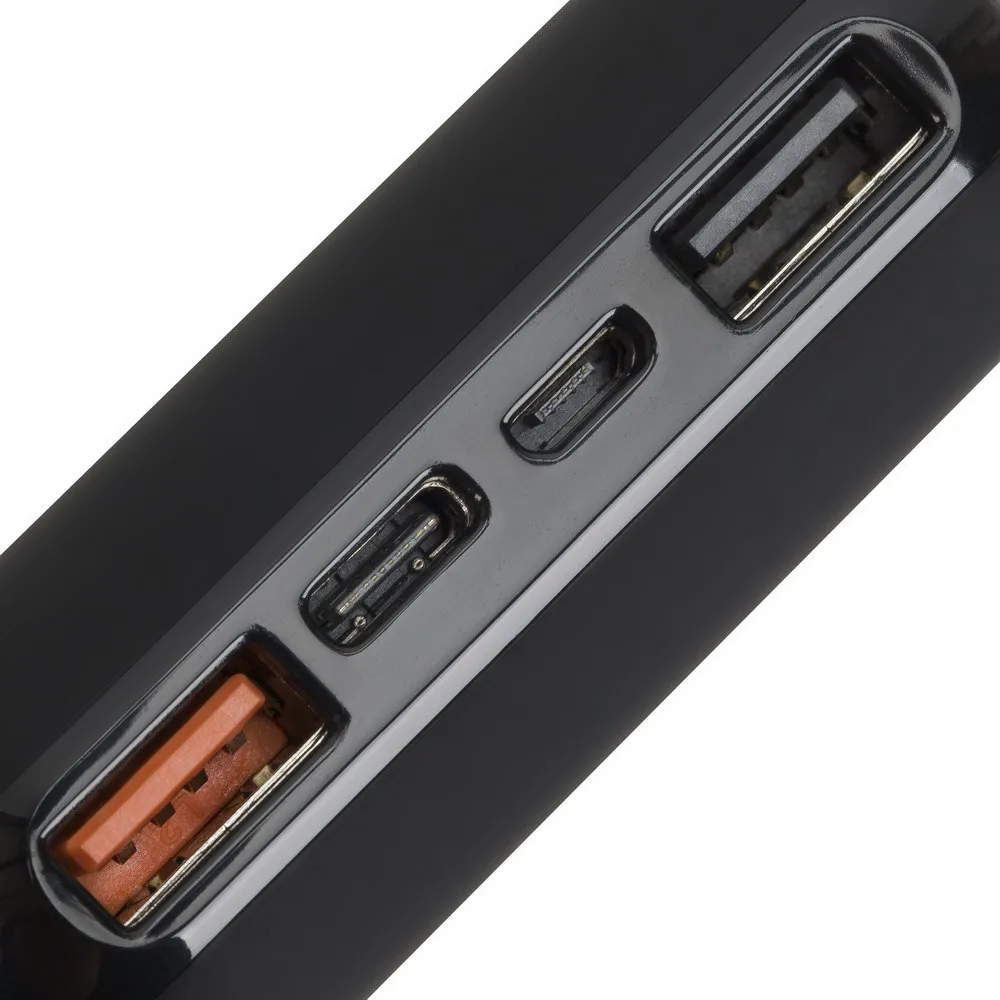 Портативное зарядное устройство RivaCase VA2074, 20000мА·ч, Чёрный