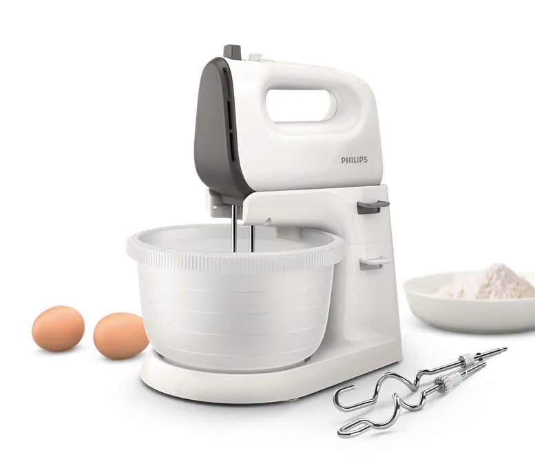 Mixer staționar Philips HR3745/00, Alb
