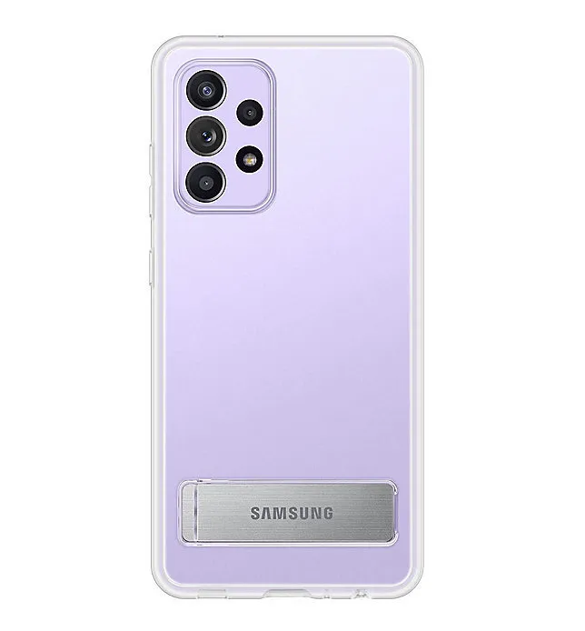 Задний чехол Samsung Clear Standing Cover - Galaxy A72, Прозрачный