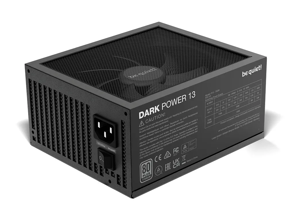 Блок питания для компьютеров be quiet! DARK POWER 13, 750Вт, ATX, Полностью модульный