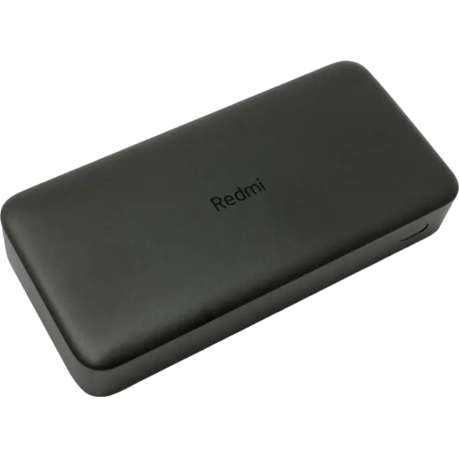 Acumulator extern Xiaomi Power Bank Redmi, 20000mAh, Negru