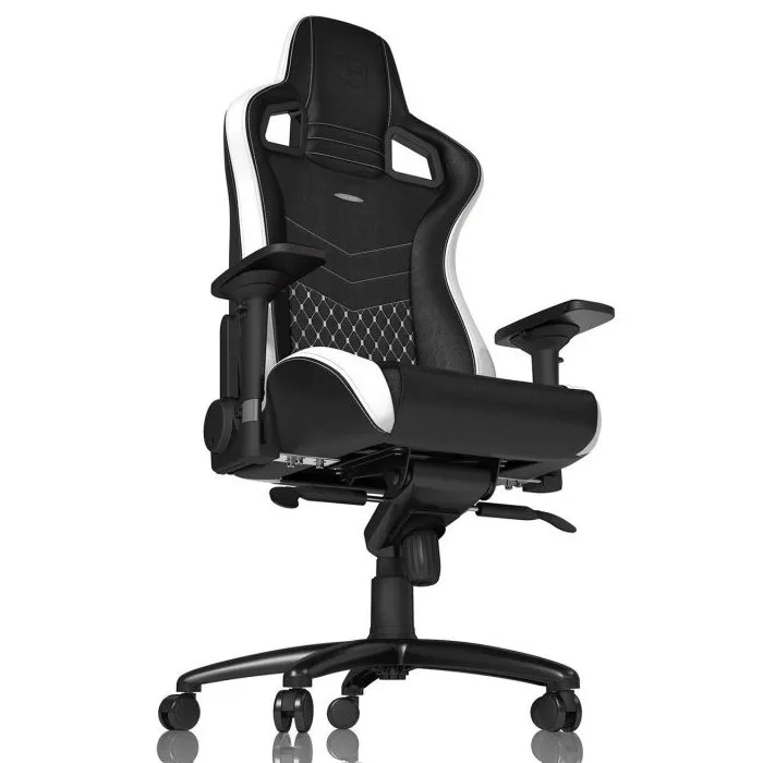 Scaun Gaming Noblechairs Epic, PU Piele, Negru/Roșu/Alb