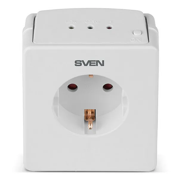 Сетевой фильтр SVEN OVP-15P, 1 Розеток, Белый