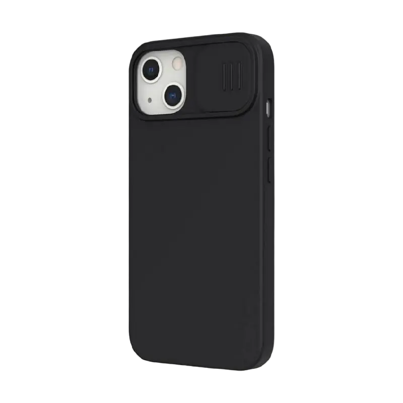 Чехол Nillkin iPhone 13, CamShield Silky Silicone, Elegant Black