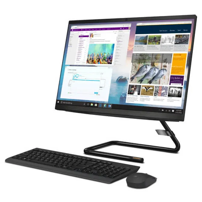 Моноблок Lenovo IdeaCentre AIO 3 22IIL5, 21,5", Intel Core i3-1005G1, 8Гб/256Гб, Windows 10 Home 64-bit, Russian, Черный