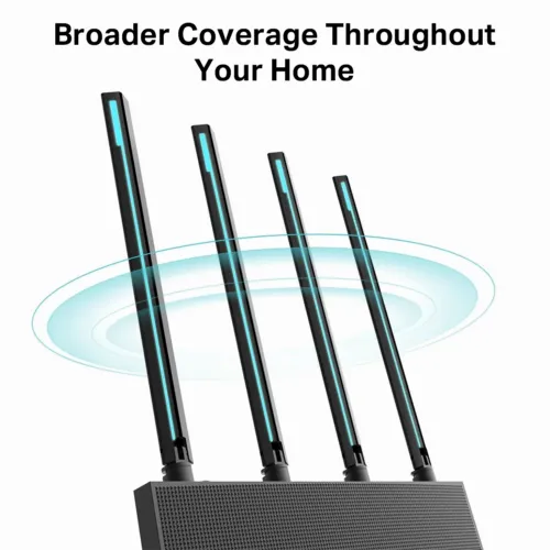 Router fără fir TP-LINK Archer C80, Negru
