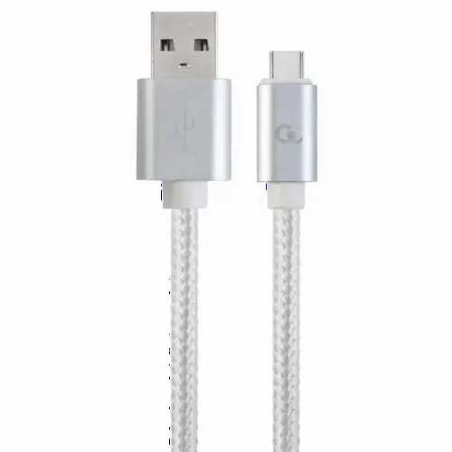 Cable  Type-C /USB2.0, AM/CM, 1.8 m, Cablexpert SILVER, CCP-USB2-AMCM-6-S