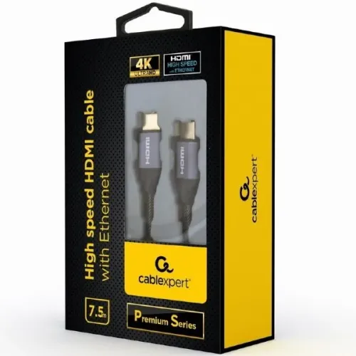 Cablu Video Cablexpert CCBP-HDMI-7.5M, HDMI (M) - HDMI (M), 7,5m, Negru