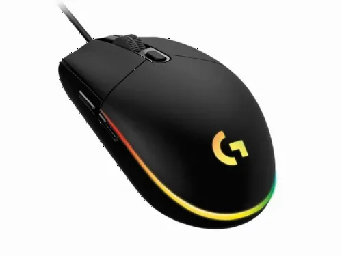 Gaming Mouse Logitech G203 Lightsync, Optical, 200-8000 dpi, 6 buttons, Ambidextrous, RGB, Black USB