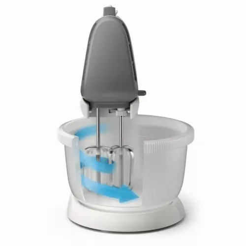 Mixer staționar Philips HR3745/00, Alb