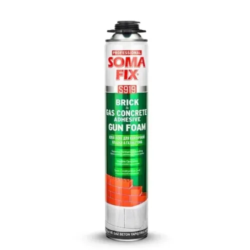 Adeziv poliurit. PISTOL, caramida/beton, 750ml