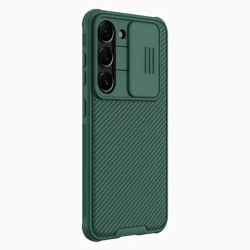 Husă Nillkin Galaxy S23+ Camshield Pro, Verde închis