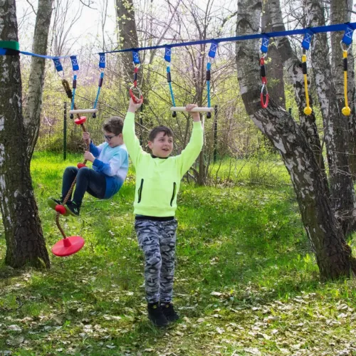 Cursa portabil cu obstacole pentru copii - JUMI 