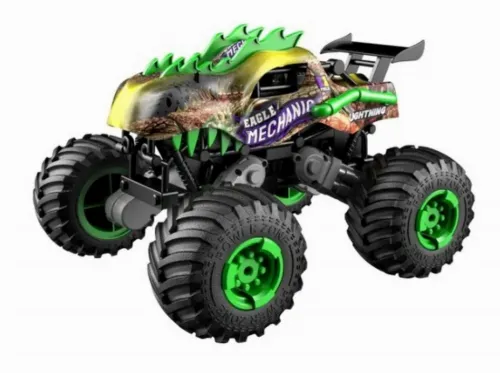 Jucărie cu telecomandă Crazon Oversize Wheel Cross-Road, 1:16, Verde (333-DJ19162)