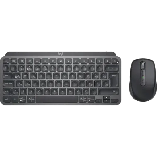 Клавиатура и мышь Logitech MX Keys Mini Combo for Busines, Беспроводное, Графитовый