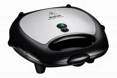 Aparat pentru sandwich multifunctional Tefal BreakTime SW614831, Negru/Argintiu