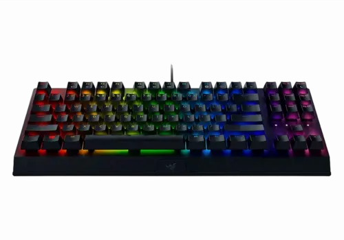 Gaming Keyboard Razer BlackWidow V3 Tenkeyless, Yellow SW, RGB, US Layout, USB 