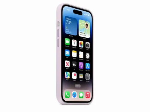 Original iPhone 14 Pro Silicone Case with MagSafe - Lilac, Model A2912