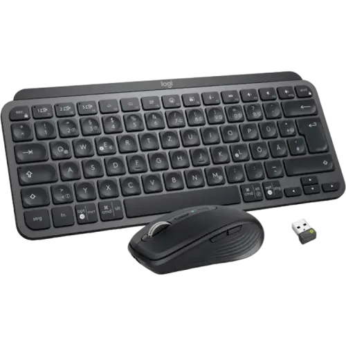 Клавиатура и мышь Logitech MX Keys Mini Combo for Busines, Беспроводное, Графитовый