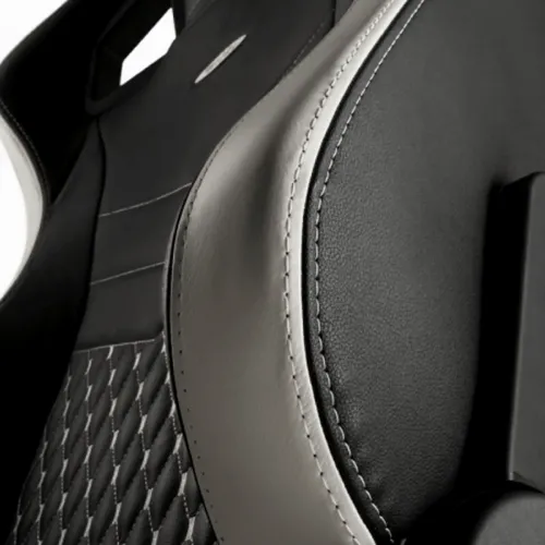 Scaun Gaming Noblechairs Epic, PU Piele, Negru/Roșu/Alb