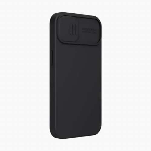 Чехол Nillkin iPhone 13, CamShield Silky Silicone, Elegant Black