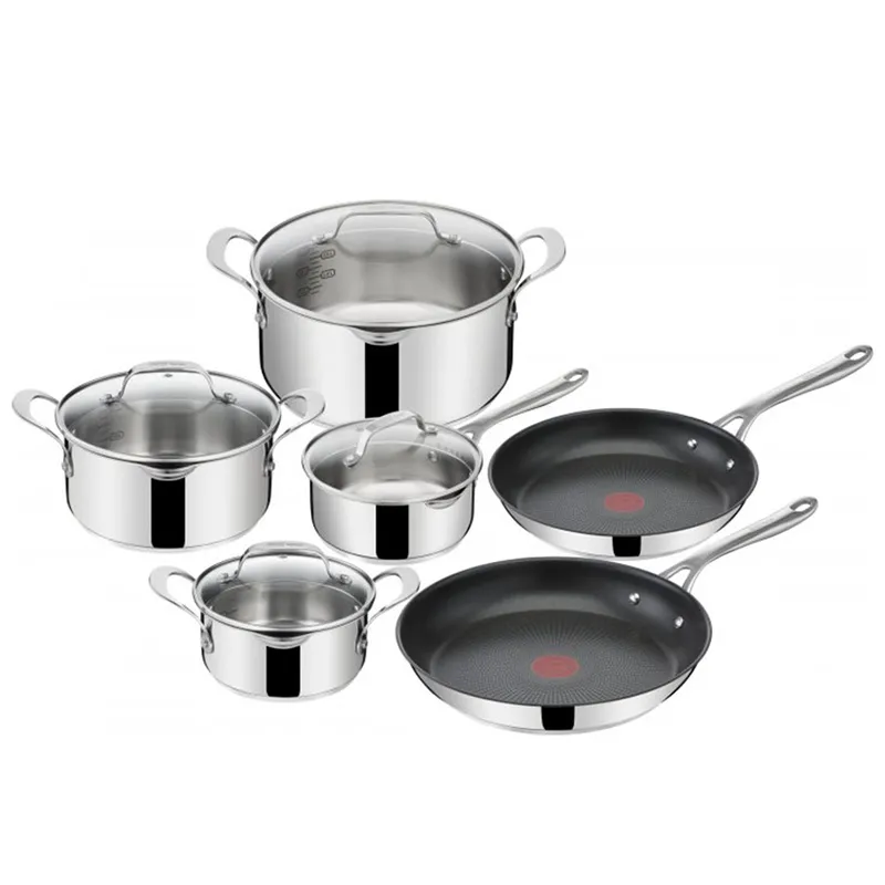 Set de vase Tefal E304SA55, Oțel inoxidabil