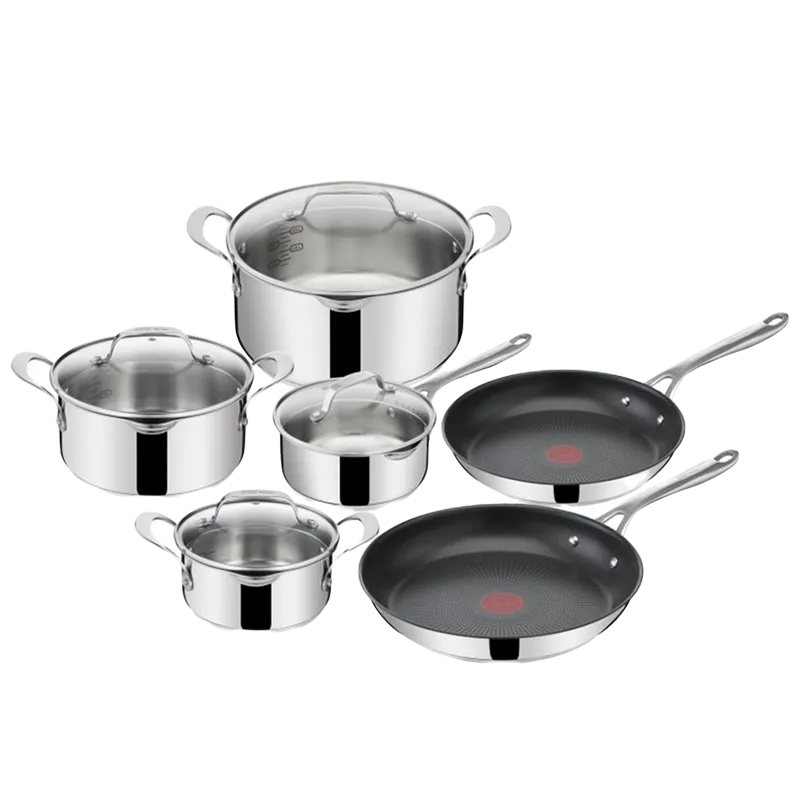 Set de vase Tefal E304SA55, Oțel inoxidabil