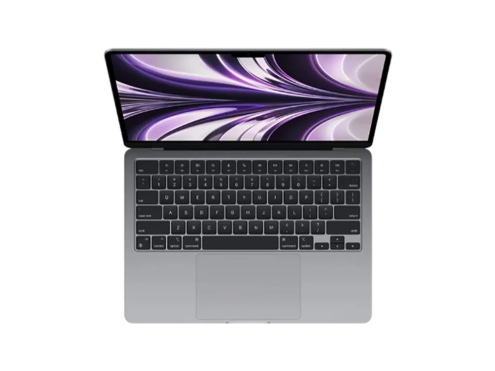 Ноутбук 13,6" Apple MacBook Air A2337, Космический серый, M2 with 8-core CPU and 8-core GPU, 16Гб/256Гб, macOS Monterey